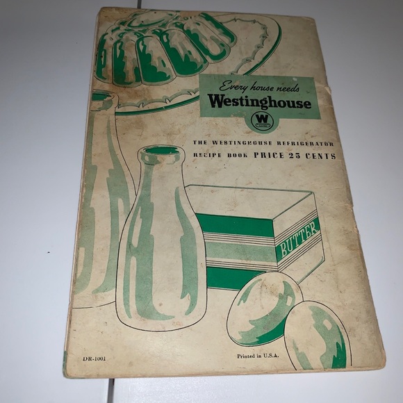 ☀️VTG 1940'S WESTINGHOUSE Refrigerator Recipe Book Cookbook Instruction Guide - Picture 10 of 13